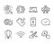 Set of Technology icons, such as Ab testing, Swipe up, Smartphone payment. Vector