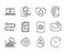 Set of Technology icons, such as Ranking star, File management, New mail. Vector