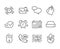 Set of Technology icons, such as Sale tags, Chat message, Calendar graph. Vector