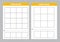 Set of templates to make worksheet for kids. Sudoku game.
