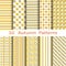 Set of ten autumn patterns