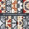 Set of ten ornamental patterns