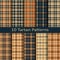 Set of ten seamless vector square scottish tartan patterns.design for covers, textile, packaging, christmas
