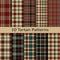 Set of ten seamless vector trendy tartan square scottish patterns. design template for cover, cloths, packaging