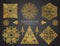 Set of Thai art element, Decorative motifs. Ethnic Art, icon