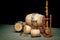 Set of Thai musical instruments