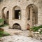 Set of Three Stone Arches into corridor patio