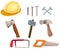 Set of tools construction