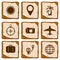 Set of travel icons