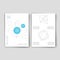 Set of Trendy Abstract Cards with Mystic Logos. Modern Hipster Style for Invitation, Business Contemporary Design