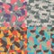 Set of USA shape camo seamless pattern. Colorful America urban camouflage. Vector fabric textile print design