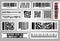 Set of various bar code or set of packaging label bar code or qr codes. eps 10,