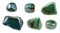 Set of various Bloodstone Heliotrope gemstones