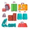 Set of various Luggage