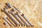 set of various repair hand tools or auto mechanic`s tools. repair tool kit. equipment for building. wooden background, pattern, t