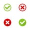 Set of vector buttons