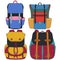 Set Of Vector Colorful Backpacks. Set Of Backpacks for schoolchildren, students, travellers and tourists. Back to School rucksack