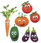 Set of Vector Vegetables Character