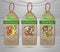 Set of vegan labels  with Vegetarian toasts menu design. Restaurant menu