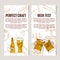 Set of vertical Beer Horizontal banners. Good as a template advertisement or invitation.