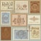 Set of Vintage Royalty Stamps