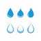 set of water drop logo and symbol design vector.