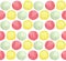 Set of watercolor multicolored circles. seamless pattern. Elements for design