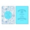 Set of wedding invitation cards