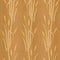 Set of wetland plants and reed - Reeds and wetland plants - Interior wallpaper - seamless background