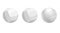 Set white sports volleyball balls, vector.