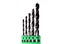 Set of wood drill bits