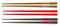 Set of wooden chopstick isolated or chopstick for eating sushi, sea food, japanese and chinese food. eps vector..