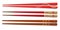 Set of wooden chopstick isolated or chopstick for eating sushi, sea food, japanese and chinese food. eps vector.