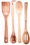 Set of wooden cooking utensils