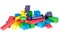 Set of wooden toys of blocks