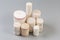Set of the woven elastic medical bandages rolls different sizes