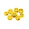 Set of yellow emoji like crowd of people