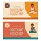 Set of Yoga Discount vouchers
