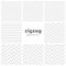 Set of zigzag and herringbone seamless patterns