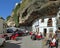 Setenil del as Bodegas, a white Spanish village with cave dwelling