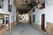 Setenil del as Bodegas, a white Spanish village with cave dwelling