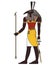 Seth , Isolated figure of ancient egypt god