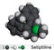 Setiptiline molecule. It is tetracyclic antidepressant TeCA. Molecular model. 3D rendering