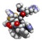 Setmelanotide drug molecule (MC4 receptor agonist). 3D rendering