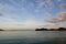 Seto Inland Sea landscape early in a morning