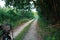 Setting camera on a country road