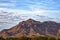 Setting sun on Newman Peak in Southern Arizona