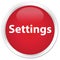 Settings premium red round button