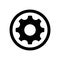 Settings vector icon. customize illustration sign. mechanical symbol. ?ustomisation logo. Option mark.