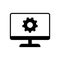 Settings vector icon. development vector icon. updates symbol. repair logo.